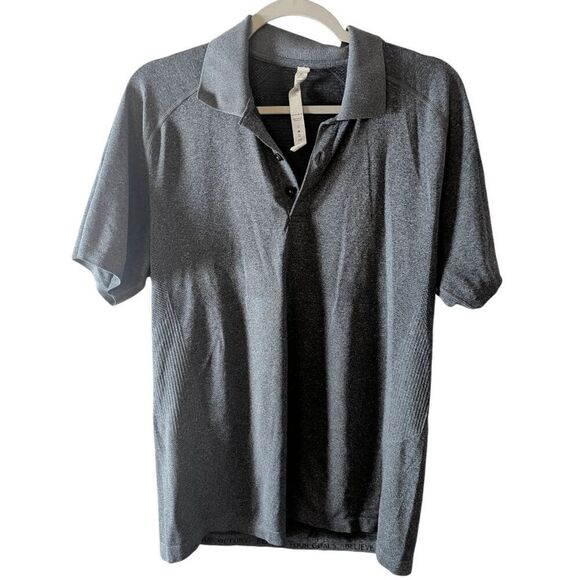 LULULEMON ATHLETICA Metal Vent Tech Polo Size Large - Picture 2 of 3